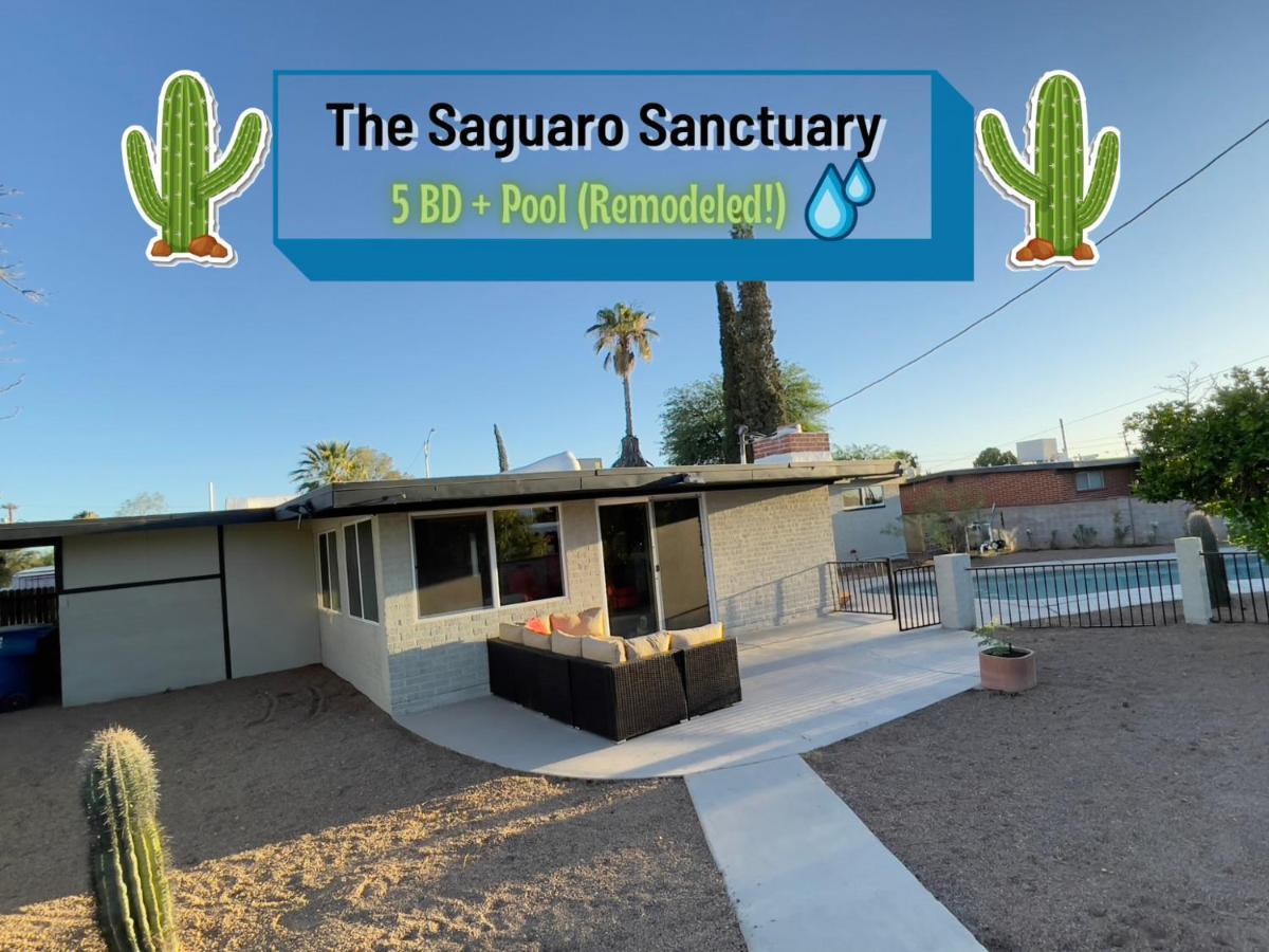 Private Home - Heated Pool, Billiards, Darts, Foosball, Fireplace, 5 Smart Tvs, Bbq, Cotton Bedding - The Saguaro Sanctuary, Pool Heat Optional Tucson Exterior foto